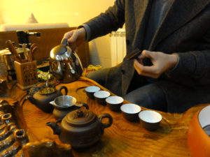 gongfu style chinese tea ceremony