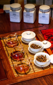 Black tea tasting at the Phoenix Collection